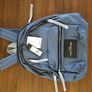 Marc Jacob's The Zipper Backpack in Blue Mirage